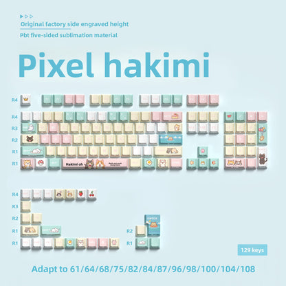 129-Key PBT OEM Profile Keycap Set