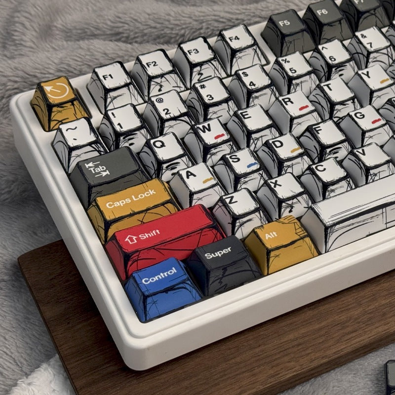 Comic Mixed Light Keycaps Mechanical Keyboard Keycaps
