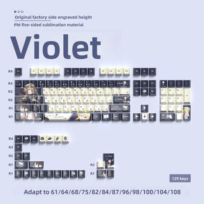 129-Key PBT OEM Profile Keycap Set