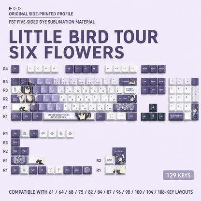 129-Key PBT OEM Profile Keycap Set