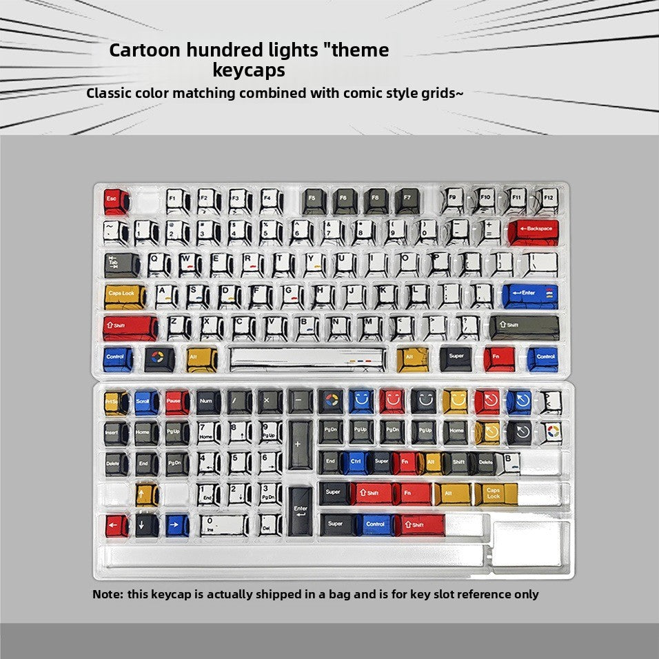 Comic Mixed Light Keycaps Mechanical Keyboard Keycaps